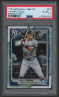 Aaron Judge 2024 Bowman Chrome Refractor #80 #252/499 (PSA 10) at PristineAuction.com
