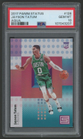 Jayson Tatum 2017-18 Panini Status Aqua #128 RC (PSA 10) at PristineAuction.com