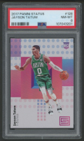Jayson Tatum 2017-18 Panini Status #128 RC (PSA 8) at PristineAuction.com