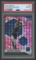 Anthony Edwards 2020 Mosaic Camo Pink #201 RC (PSA 8) at PristineAuction.com