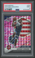 Anthony Edwards 2020 Mosaic Camo Pink #252 RC (PSA 9) at PristineAuction.com