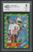 Jerry Rice 1986 Topps #161 RC (BCCG 9) at PristineAuction.com