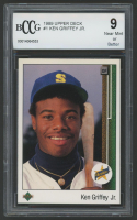 Ken Griffey Jr. 1989 Upper Deck #1 RC (BCCG 9) at PristineAuction.com