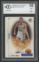 Dirk Nowitzki 1998-99 SP Authentic #99 #2315/3500 RC (BCCG 10) at PristineAuction.com