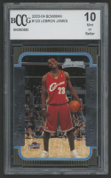 LeBron James 2003-04 Bowman #123 RC (BCCG 10) at PristineAuction.com