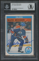 Mark Messier Signed 1982-83 O-Pee-Chee #117 (BGS) at PristineAuction.com