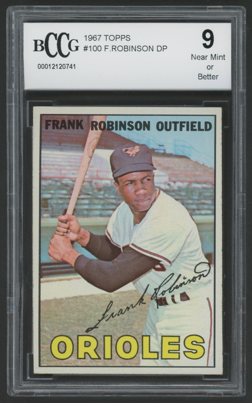 Frank Robinson 1967 Topps #100 DP (BCCG 9) at PristineAuction.com Frank Robinson 1967 Topps #100 DP (BCCG 9) at PristineAuction.com