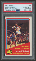 Julius Erving Signed 1972 Topps ABA All-Stars #255 (PSA | Autograph Graded 10) at PristineAuction.com