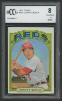 Johnny Bench 1972 Topps #433 (BCCG 8) at PristineAuction.com
