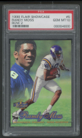Randy Moss 1998 Flair Showcase Row 2 #5 (PSA 10) at PristineAuction.com