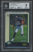 Randy Moss 1998 Bowman Chrome Refractors #182 (BGS 9) at PristineAuction.com