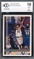 Tim Duncan 1997-98 Topps #115 (BCCG 10) at PristineAuction.com