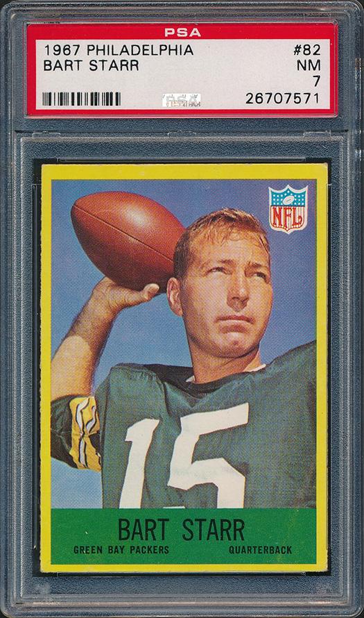 Bart Starr 1967 Philadelphia #82 (PSA 7) at PristineAuction.com Bart Starr 1967 Philadelphia #82 (PSA 7) at PristineAuction.com