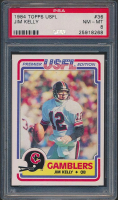 Jim Kelly 1984 Topps USFL #36 XRC (PSA 8) at PristineAuction.com