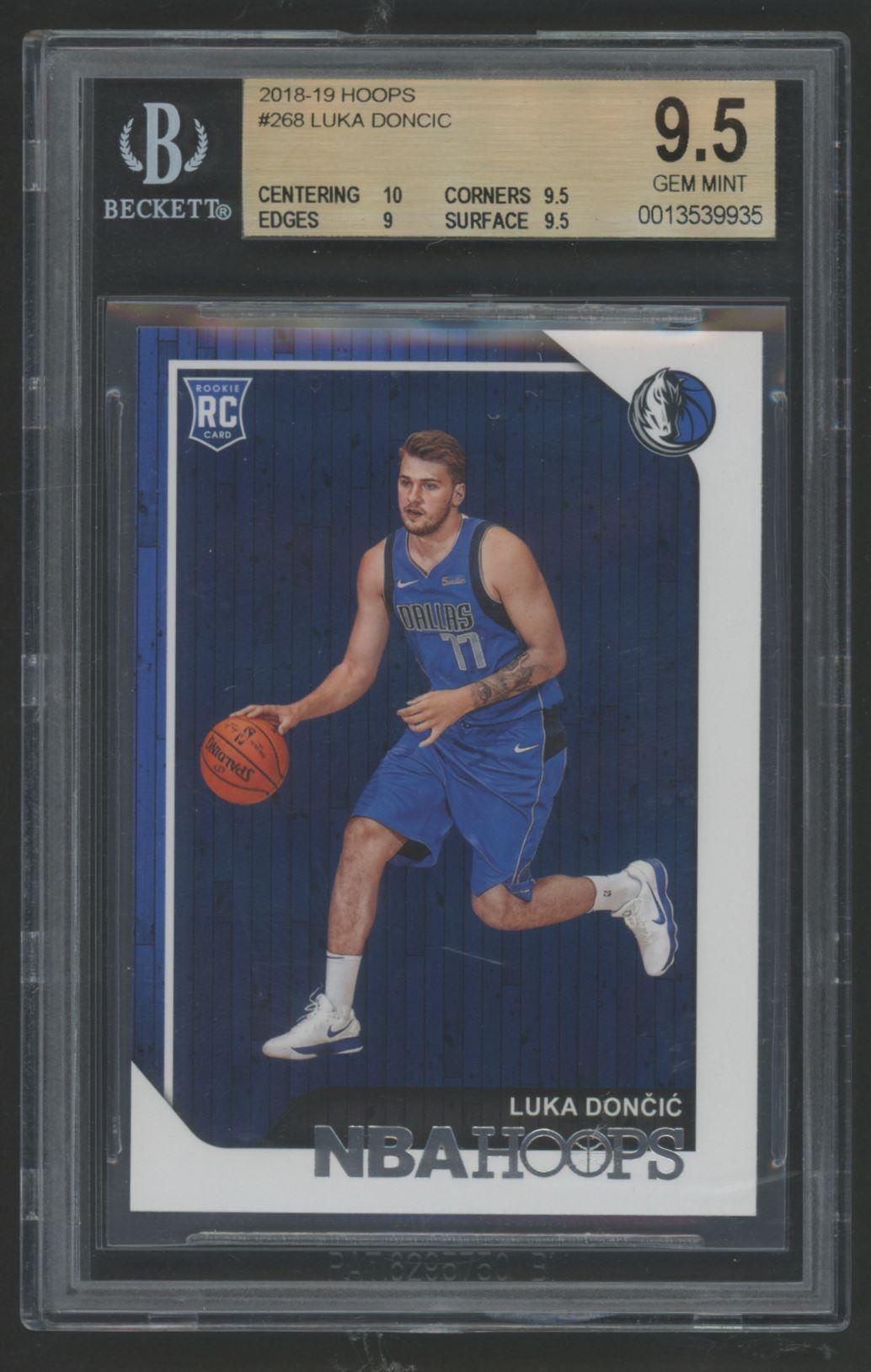 Luka Doncic 2018-19 Hoops #268 RC (BGS 9.5) at PristineAuction.com Luka Doncic 2018-19 Hoops #268 RC (BGS 9.5) at PristineAuction.com