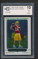 Aaron Rodgers 2005 Topps Chrome #190 RC (BCCG 10) at PristineAuction.com