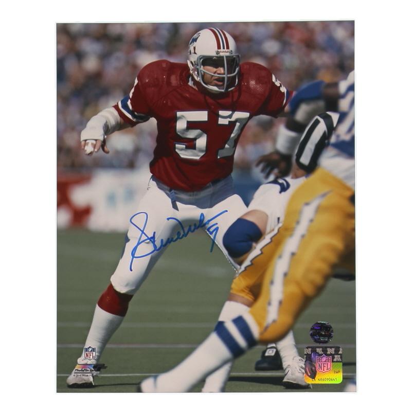 Steve Nelson Signed Patriots 8x10 Photo (Patriots Alumni) at PristineAuction.com Steve Nelson Signed Patriots 8x10 Photo (Patriots Alumni) at PristineAuction.com