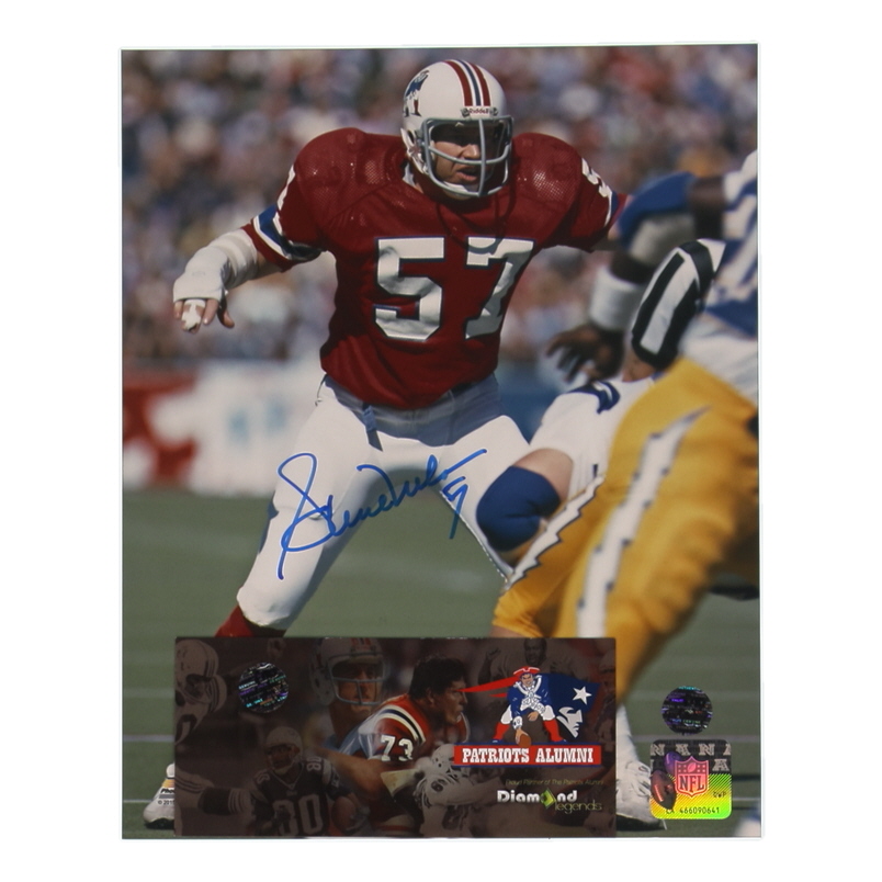 Steve Nelson Signed Patriots 8x10 Photo (Patriots Alumni) at PristineAuction.com Steve Nelson Signed Patriots 8x10 Photo (Patriots Alumni) at PristineAuction.com