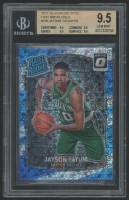 Jayson Tatum 2017-18 Donruss Optic Fast Break Holo #198 RR RC (BGS 9.5) at PristineAuction.com