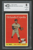 Orlando Cepeda 1958 Topps #343 RC (BCCG 8) at PristineAuction.com