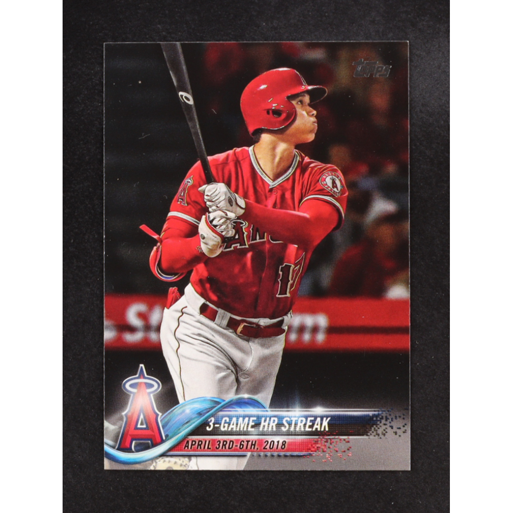 Shohei Ohtani 2018 Topps Update #US189 HL RC at PristineAuction.com