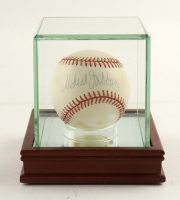 Kareem Abdul-Jabbar Signed ONL Baseball with Display Case (PSA) at PristineAuction.com