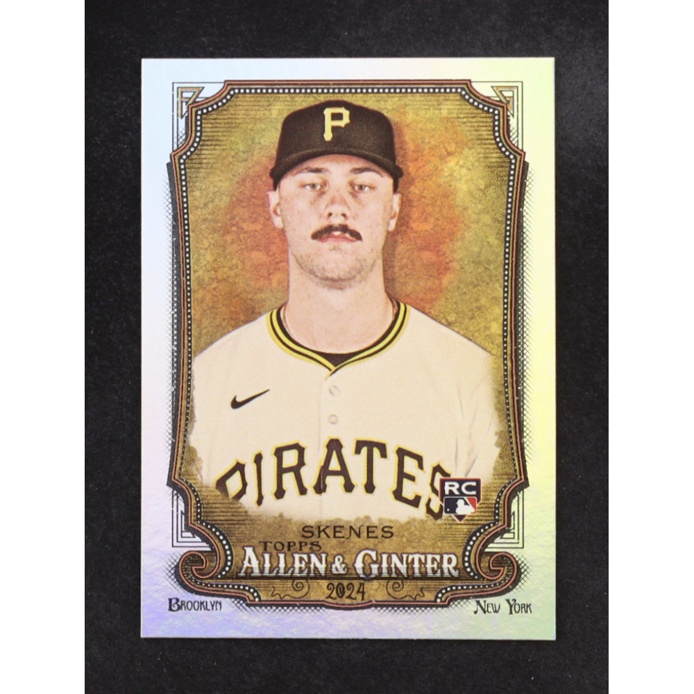 Paul Skenes 2024 Topps Allen and Ginter Silver Portrait #282 RC at PristineAuction.com