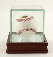 Ernie Banks Signed OML Baseball with Display Case Inscribed "512 HR's" (PSA) at PristineAuction.com