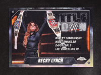 Becky Lynch 2025 Topps Chrome WWE Title Town Black Refractors #TTBLY #05/10 at PristineAuction.com