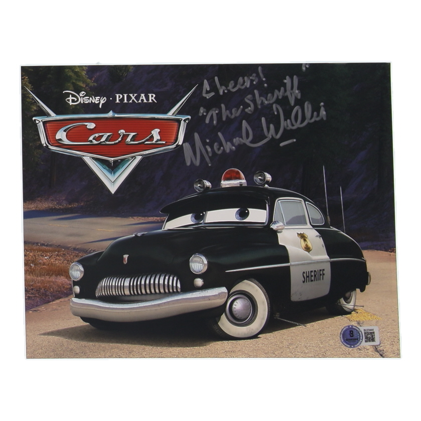 Michael Wallis Signed "Cars" 8x10 Photo Inscribed "Cheers! The Sheriff" (Beckett) at PristineAuction.com Michael Wallis Signed "Cars" 8x10 Photo Inscribed "Cheers! The Sheriff" (Beckett) at PristineAuction.com