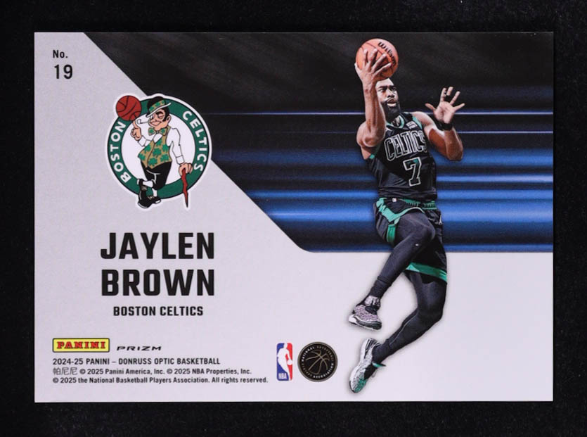 Jaylen Brown 2024-25 Donruss Optic Phazes #19 at PristineAuction.com Jaylen Brown 2024-25 Donruss Optic Phazes #19 at PristineAuction.com
