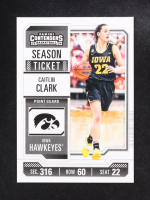 Caitlin Clark 2024 Panini Caitlin Clark Collection College Contenders #CC1 RC at PristineAuction.com