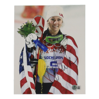 Mikaela Shiffrin Signed 8x10 Photo (Beckett) at PristineAuction.com