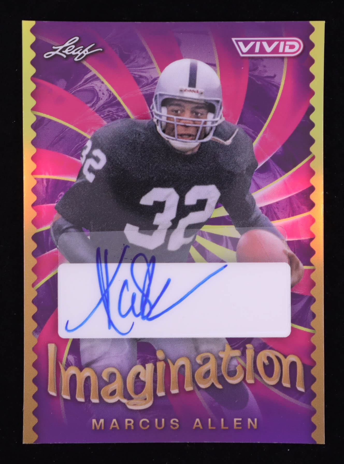 Marcus Allen 2024 Leaf Vivid Imagination Auto #I-MA1 #2/10 at PristineAuction.com Marcus Allen 2024 Leaf Vivid Imagination Auto #I-MA1 #2/10 at PristineAuction.com