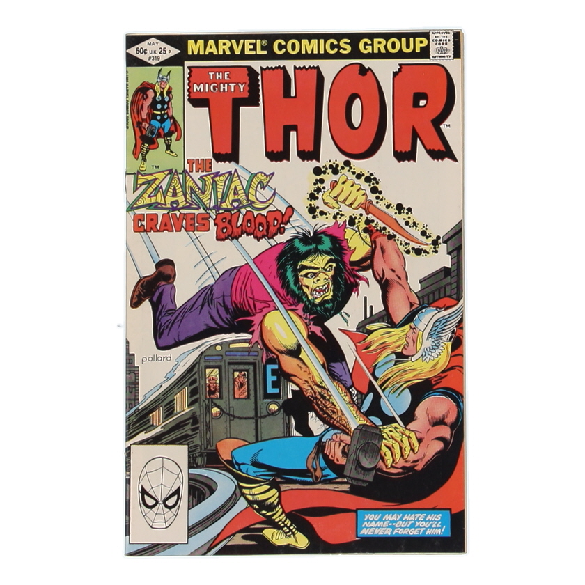 1982 "The Mighty Thor" Issue #319 Marvel Comic Book at PristineAuction.com 1982 "The Mighty Thor" Issue #319 Marvel Comic Book at PristineAuction.com