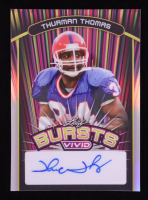 Thurman Thomas 2024 Leaf Vivid Bursts Auto #B-TT1 #10/10 at PristineAuction.com