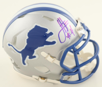 Jason Hanson Signed Lions Speed Mini Helmet (JSA) at PristineAuction.com