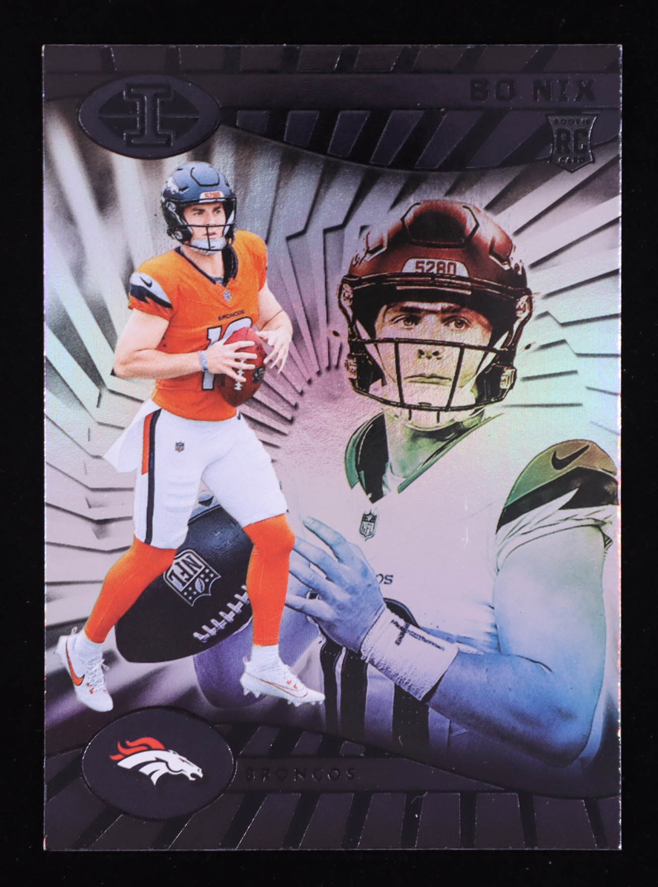 Bo Nix 2024 Panini Illusions #22 RC at PristineAuction.com Bo Nix 2024 Panini Illusions #22 RC at PristineAuction.com