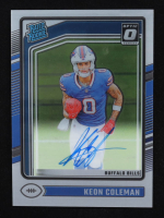 Keon Coleman 2024 Donruss Optic Rated Rookies RPS Autographs #263 #053/325 RC at PristineAuction.com