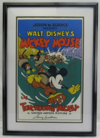 Brett Favre, Troy Aikman & Terry Bradshaw Signed "Mickey Mouse" Custom Framed Poster (JSA) at PristineAuction.com