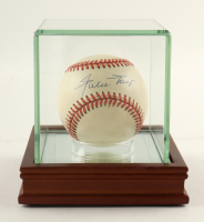 Willie Mays Signed ONL Baseball with Display Case (PSA) at PristineAuction.com