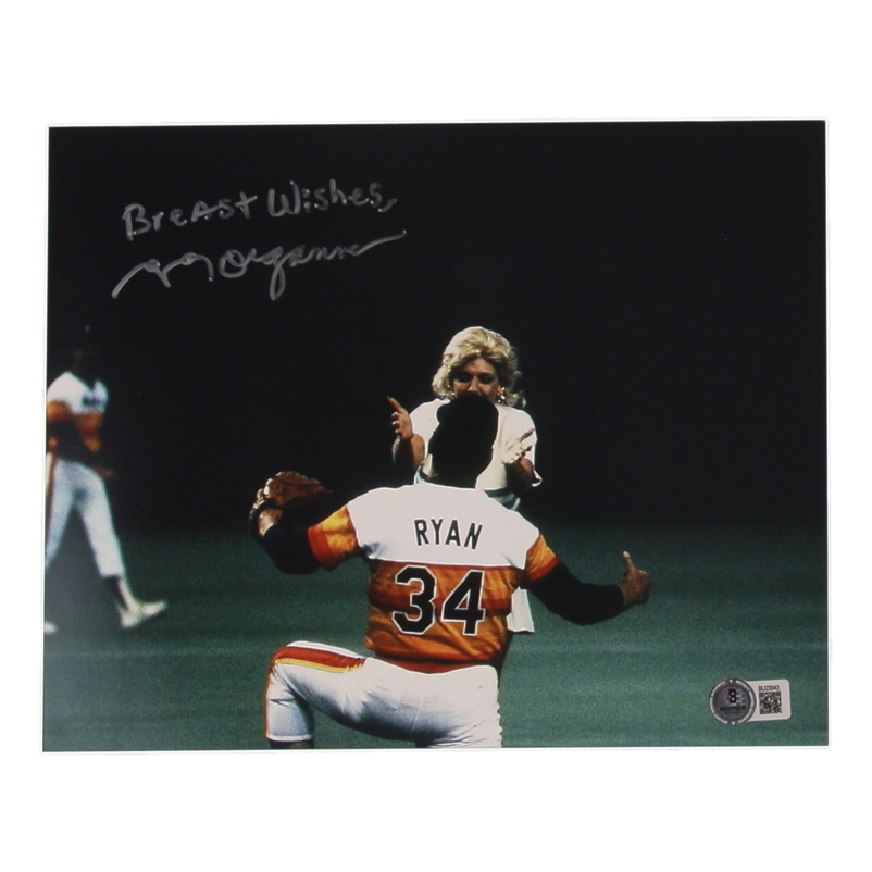 Morganna Signed 8x10 Photo (Beckett) at PristineAuction.com Morganna Signed 8x10 Photo (Beckett) at PristineAuction.com