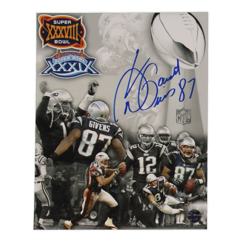 David Givens Signed Patriots 8x10 Photo (Patriots Alumni) at PristineAuction.com David Givens Signed Patriots 8x10 Photo (Patriots Alumni) at PristineAuction.com