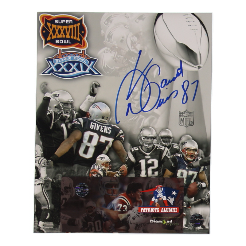 David Givens Signed Patriots 8x10 Photo (Patriots Alumni) at PristineAuction.com David Givens Signed Patriots 8x10 Photo (Patriots Alumni) at PristineAuction.com