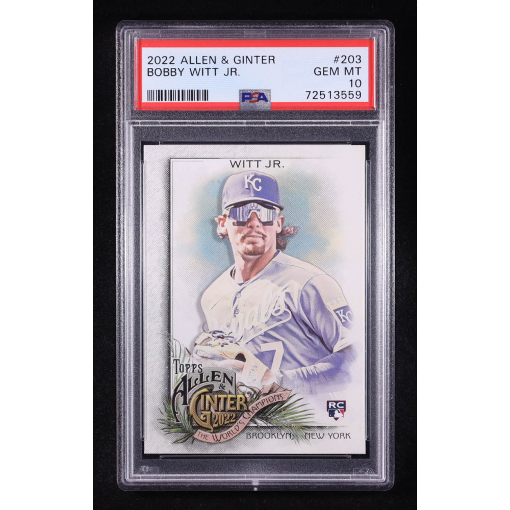 Bobby Witt Jr. 2022 Allen & Ginter #203 (PSA 10) at PristineAuction.com