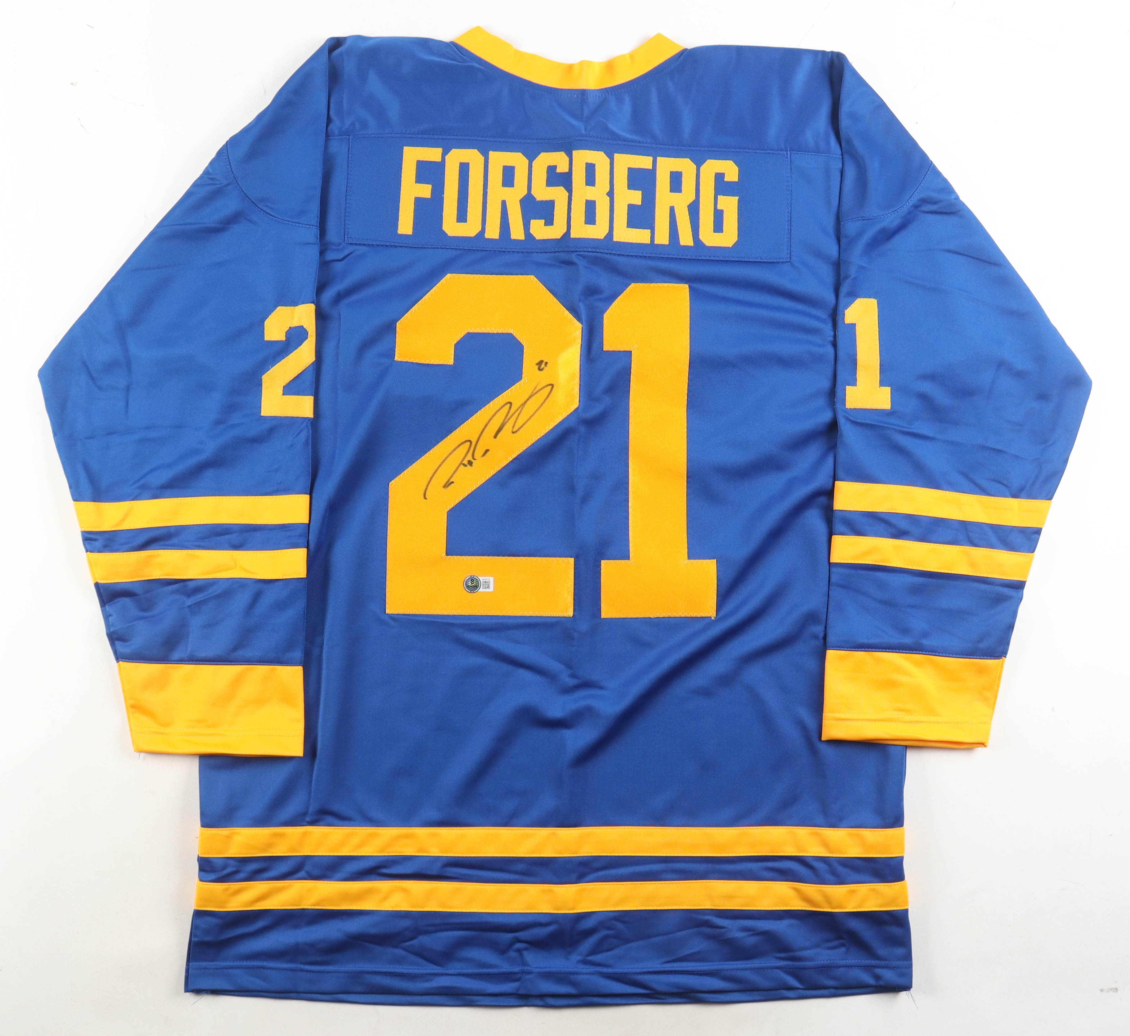 Peter Forsberg Signed Jersey (Beckett) at PristineAuction.com Peter Forsberg Signed Jersey (Beckett) at PristineAuction.com