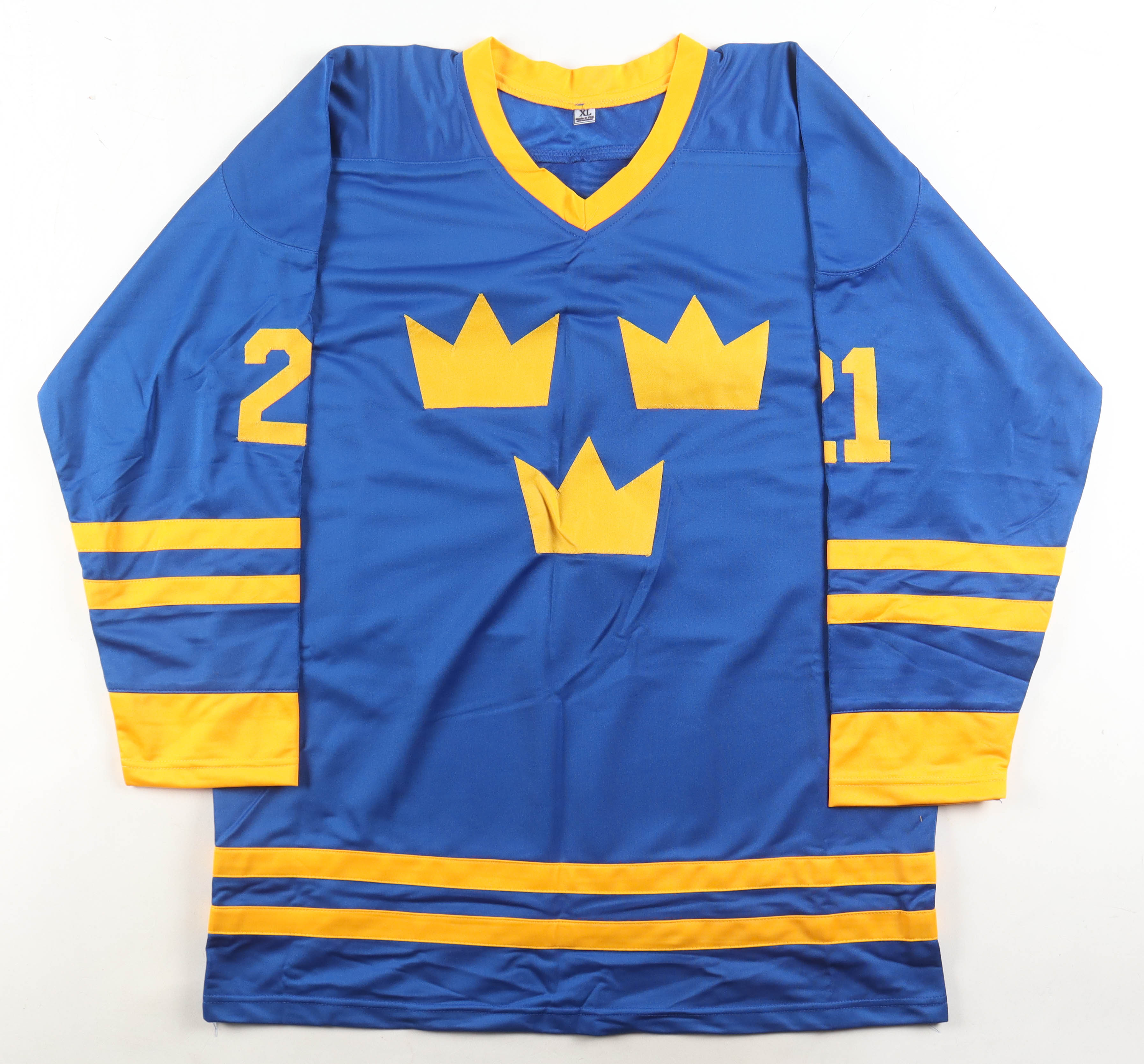 Peter Forsberg Signed Jersey (Beckett) at PristineAuction.com Peter Forsberg Signed Jersey (Beckett) at PristineAuction.com