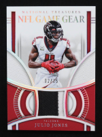 Julio Jones 2023 Panini National Treasures NFL Game Gear Prime Holo Silver #15 #02/25 at PristineAuction.com
