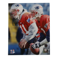 Drew Bledsoe Signed Patriots 8x10 Photo (Patriots Alumni) at PristineAuction.com