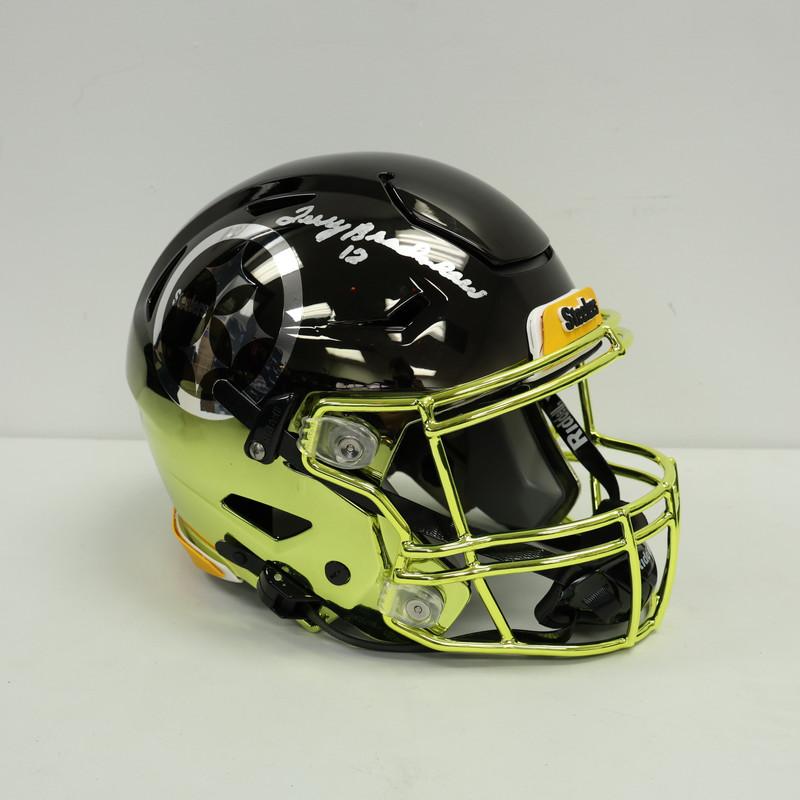 Terry Bradshaw Signed Steelers Full-Size Authentic On-Field Chrome Alternate Speedflex Helmet (Beckett) at PristineAuction.com Terry Bradshaw Signed Steelers Full-Size Authentic On-Field Chrome Alternate Speedflex Helmet (Beckett) at PristineAuction.com